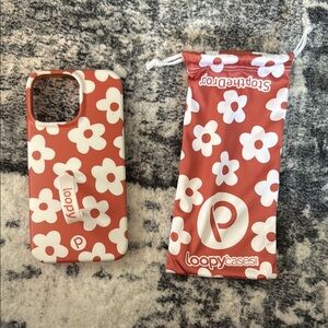 Loopy Case Red/orange Floral Phone Case
